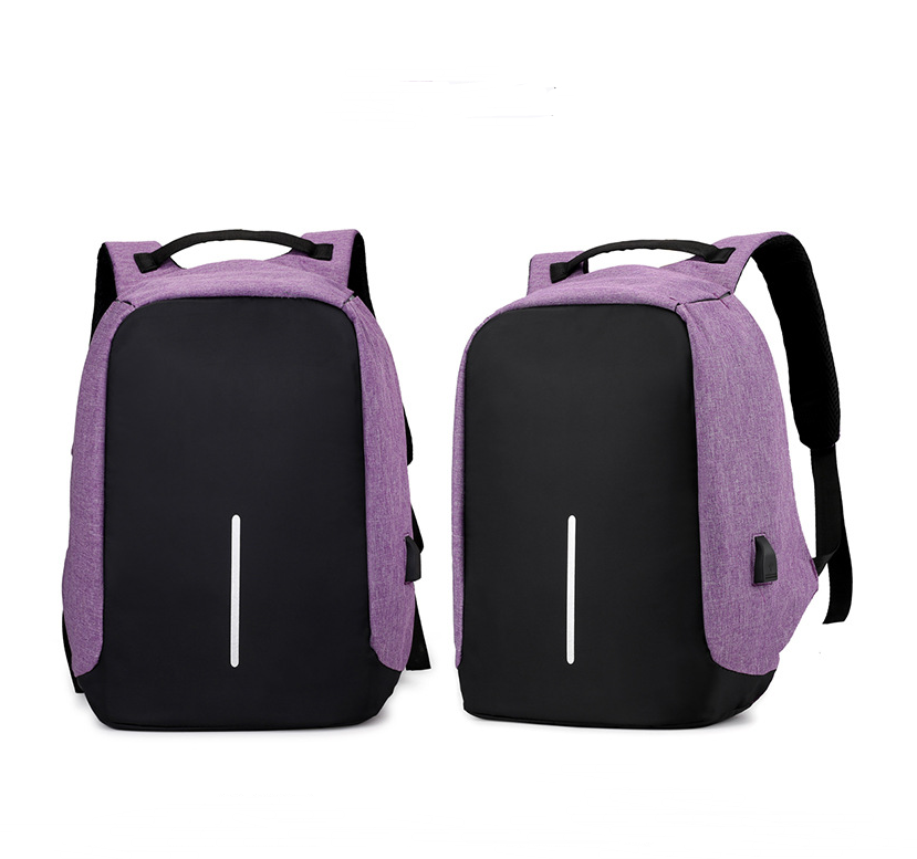 Water Resistant USB Charging Computer Notebook Backpack Bag