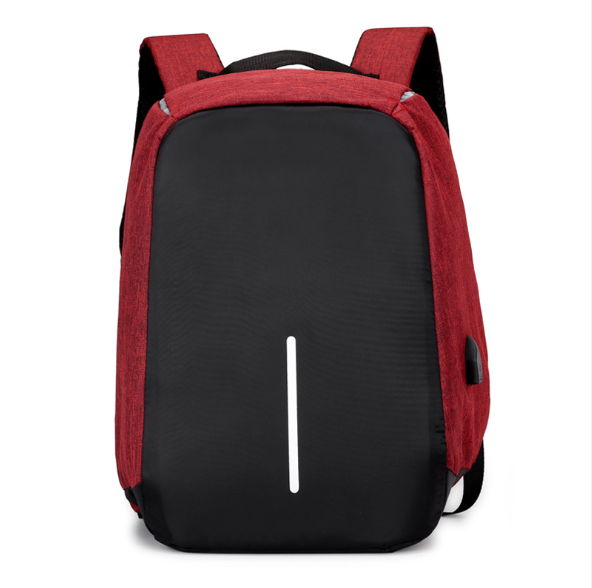 Water Resistant USB Charging Computer Notebook Backpack Bag