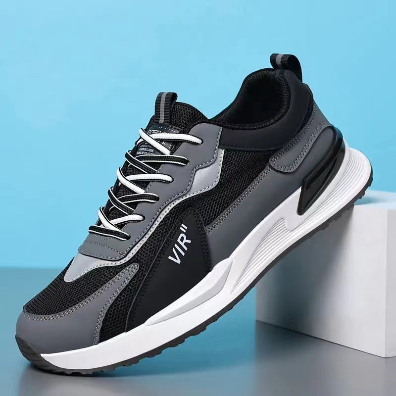 Men's Mesh Shoes Fashion Casual Lace-up Sneakers