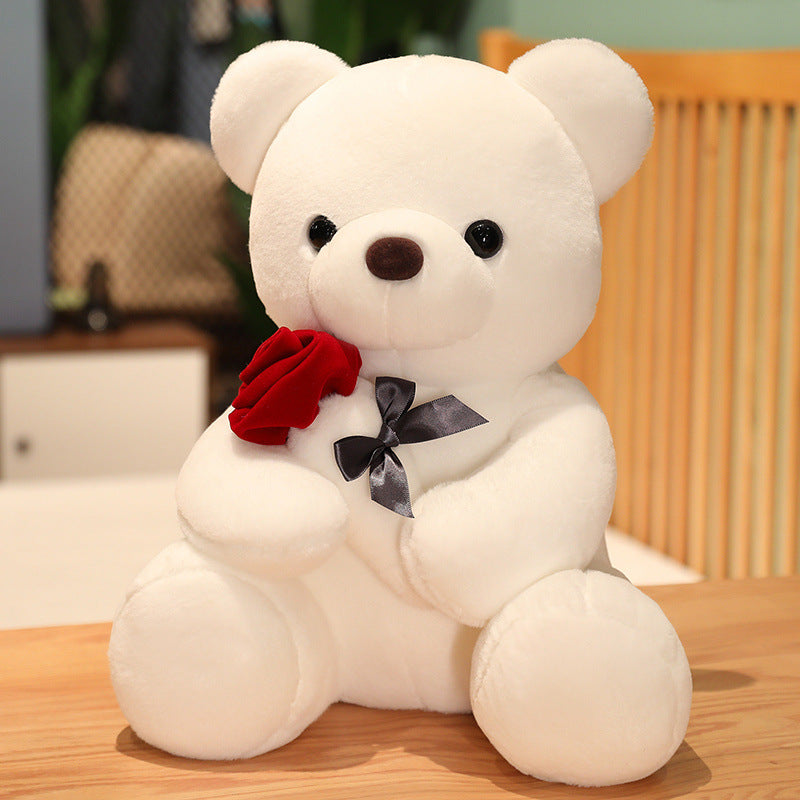 23-45cm New Lovely Hug Roses Teddy Bear