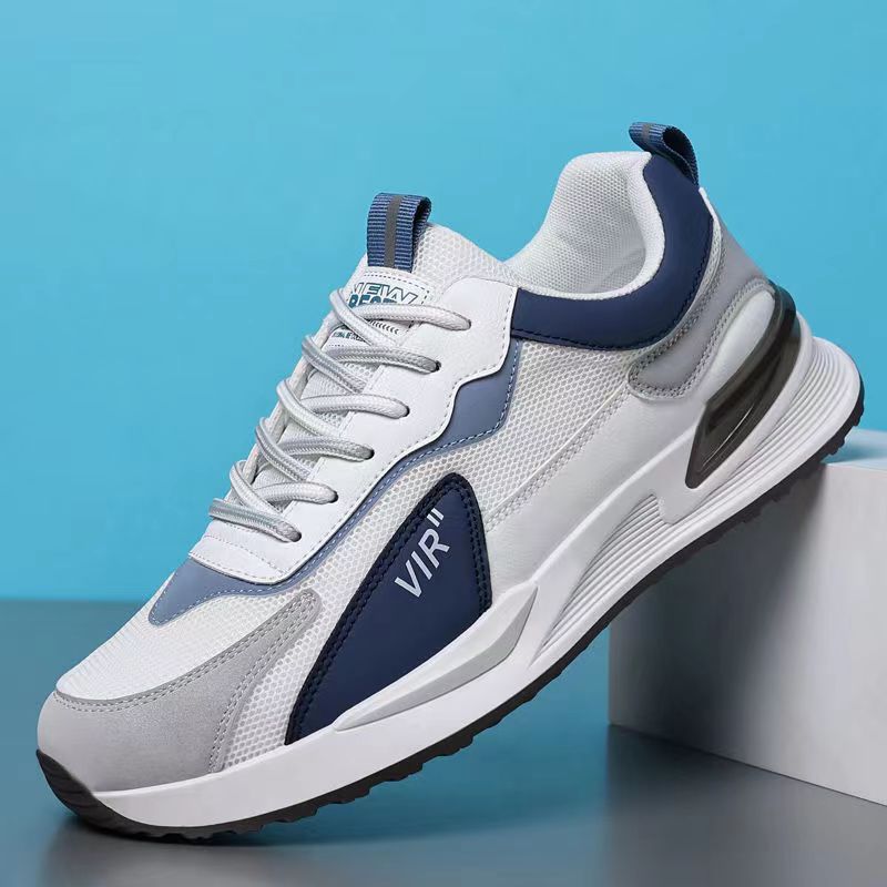 Men's Mesh Shoes Fashion Casual Lace-up Sneakers