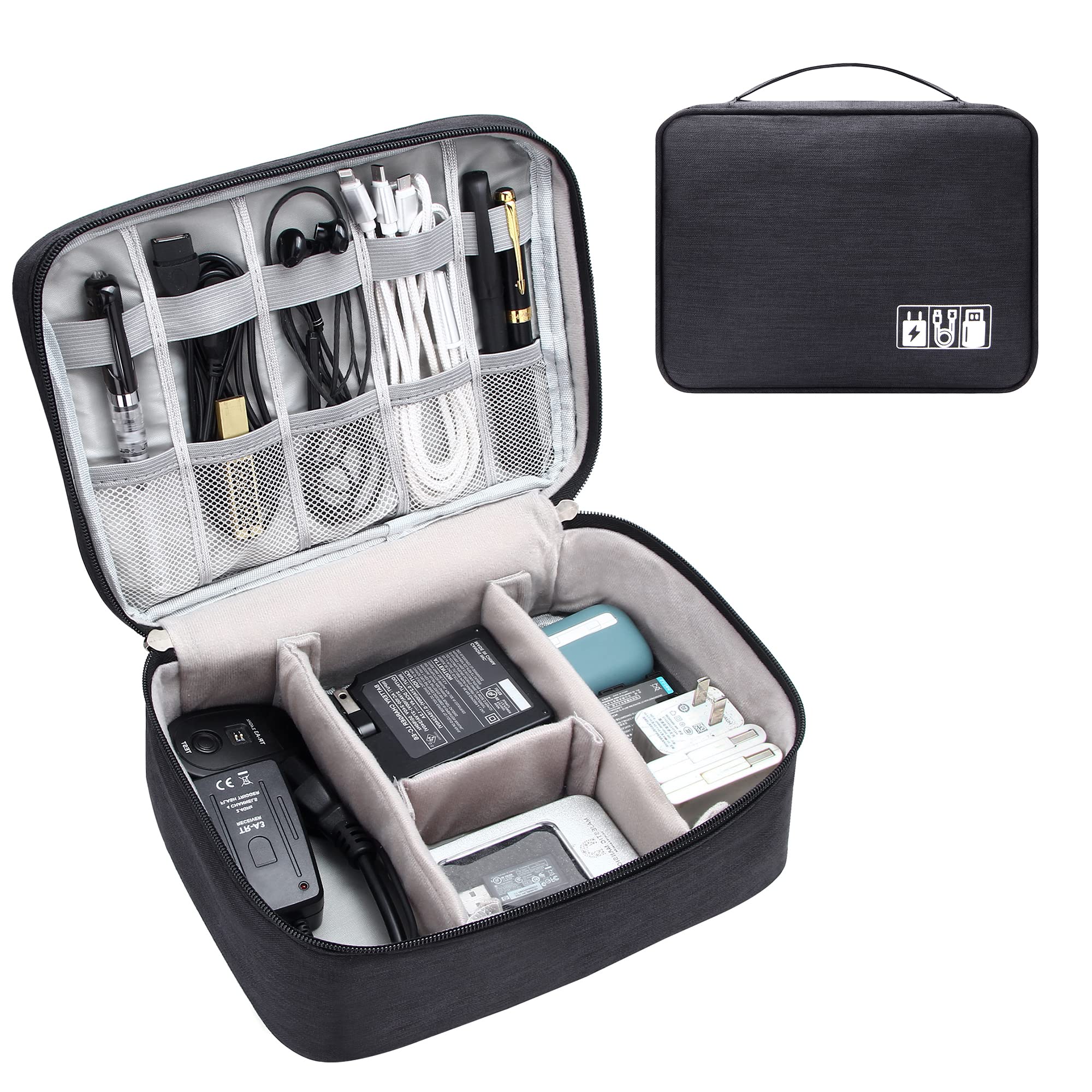 Electronics Organizer Travel Cable Organizer Bag Waterproof