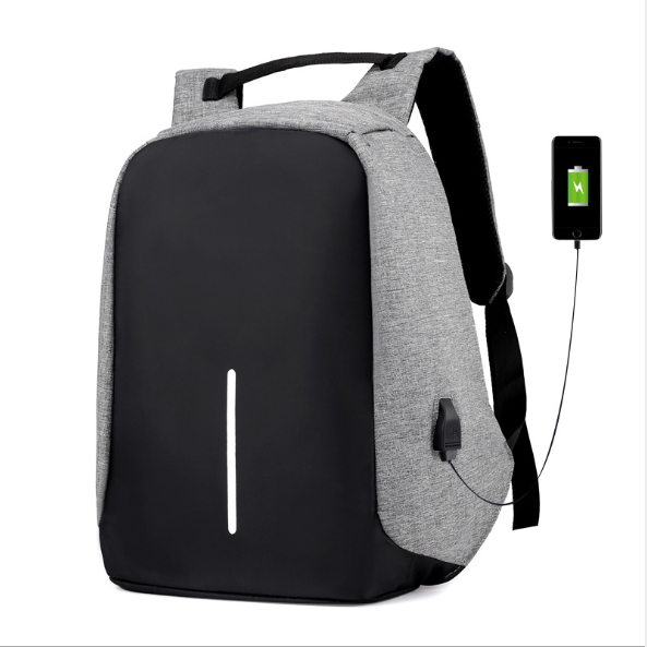 Water Resistant USB Charging Computer Notebook Backpack Bag