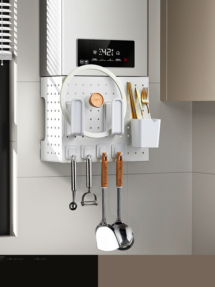 Kitchen Punch-free Wall Mounted Utensil Storage Organizers