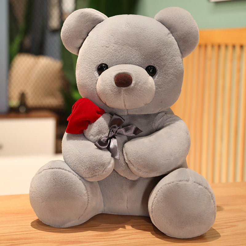 23-45cm New Lovely Hug Roses Teddy Bear